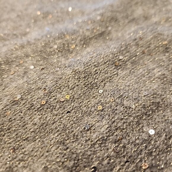 NWT Lauren Conrad Gray Sparkle Sweater 3X Twinkle - Picture 4 of 7